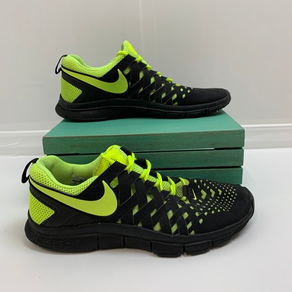 nike free neon yellow